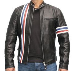 Men Lambskin Genuine Leather Jacket MJ109 freeshipping - SkinOutfit