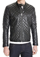 Men Lambskin Genuine Leather Jacket MJ178 freeshipping - SkinOutfit