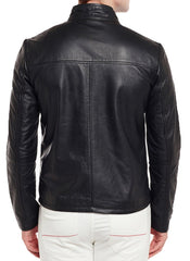 Men Lambskin Genuine Leather Jacket MJ257 freeshipping - SkinOutfit