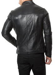 Men Lambskin Genuine Leather Jacket MJ275 freeshipping - SkinOutfit