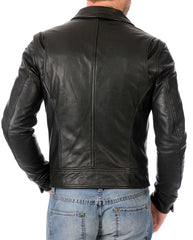 Men Lambskin Genuine Leather Jacket MJ298 freeshipping - SkinOutfit