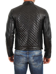 Men Lambskin Genuine Leather Jacket MJ339 freeshipping - SkinOutfit