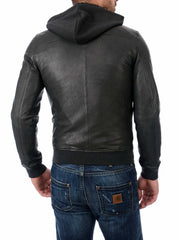 Men Lambskin Genuine Leather Jacket MJ340 freeshipping - SkinOutfit