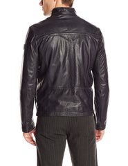 Men Lambskin Genuine Leather Jacket MJ354 freeshipping - SkinOutfit