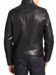 Men Lambskin Genuine Leather Jacket MJ358 freeshipping - SkinOutfit