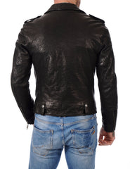 Men Lambskin Genuine Leather Jacket MJ366 freeshipping - SkinOutfit