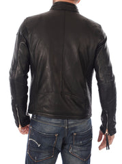 Men Lambskin Genuine Leather Jacket MJ370 freeshipping - SkinOutfit