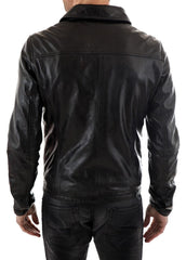 Men Lambskin Genuine Leather Jacket MJ394 freeshipping - SkinOutfit