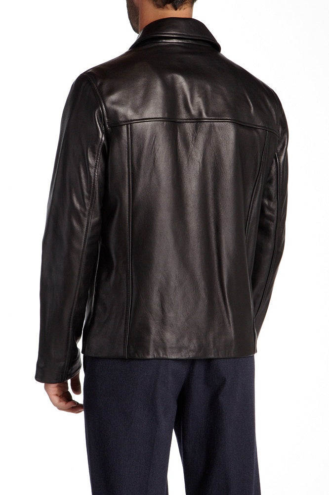 Men Lambskin Genuine Leather Jacket MJ418 freeshipping - SkinOutfit