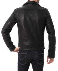 Men Lambskin Genuine Leather Jacket MJ487 freeshipping - SkinOutfit