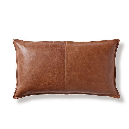 Genuine Leather Rectangle Pillow Cover 17 SkinOutfit