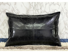 Genuine Leather Rectangle Pillow Cover 21 SkinOutfit