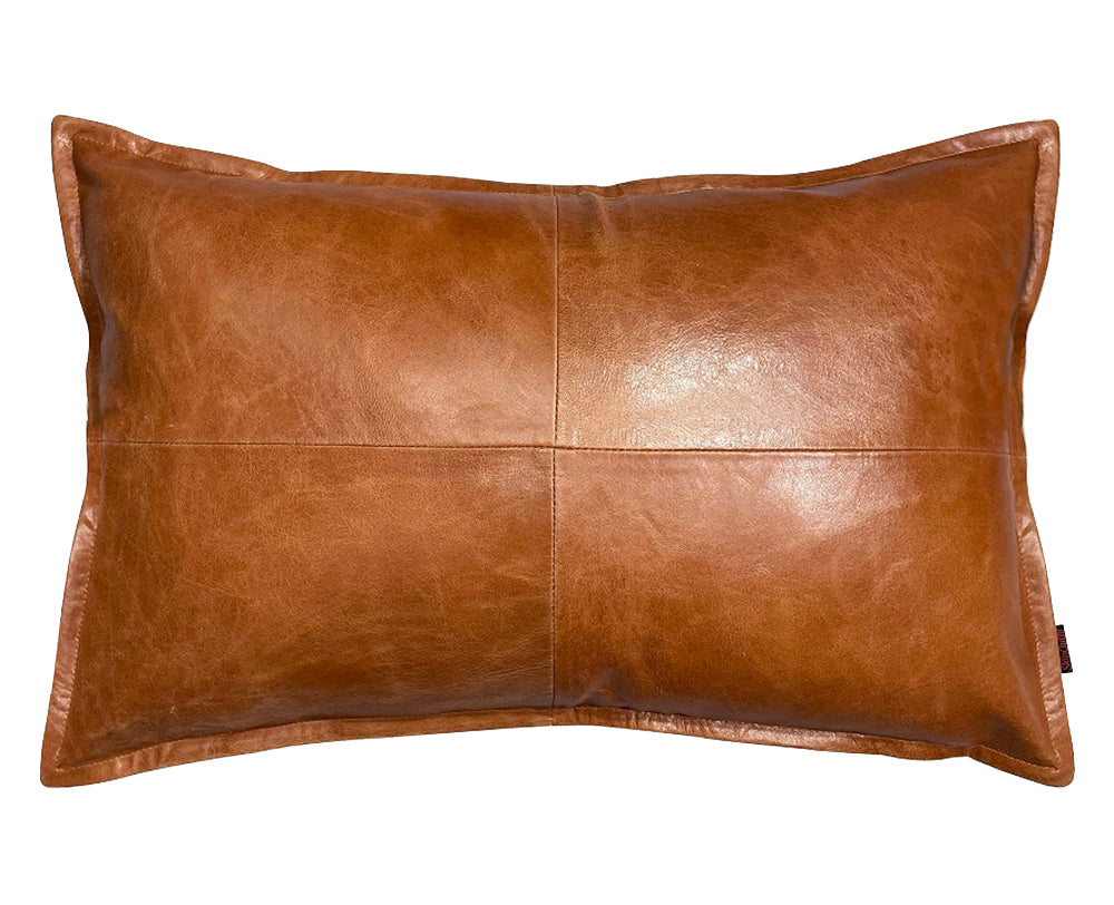 Genuine Leather Rectangle Pillow Cover 23 SkinOutfit