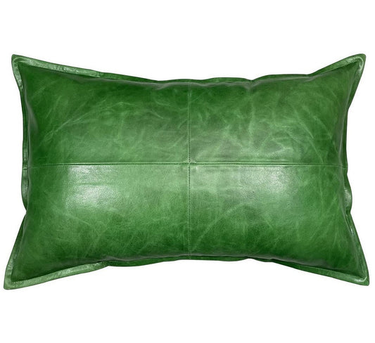 Genuine Leather Rectangle Pillow Cover 25 SkinOutfit