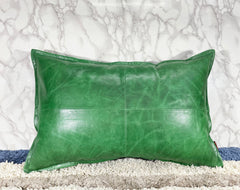 Genuine Leather Rectangle Pillow Cover 25 SkinOutfit