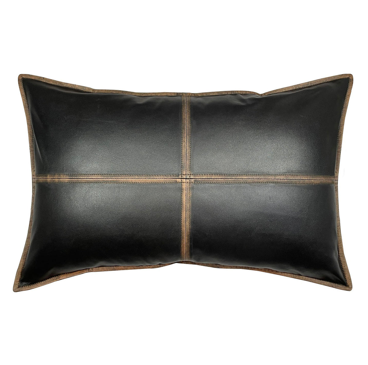 Genuine Leather Rectangle Pillow Cover 28 SkinOutfit