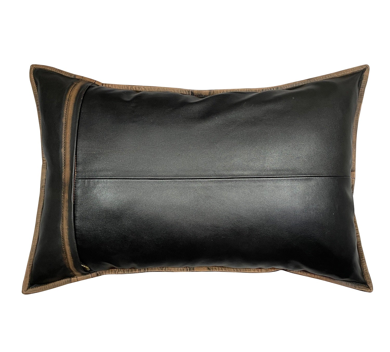 Genuine Leather Rectangle Pillow Cover 28 SkinOutfit