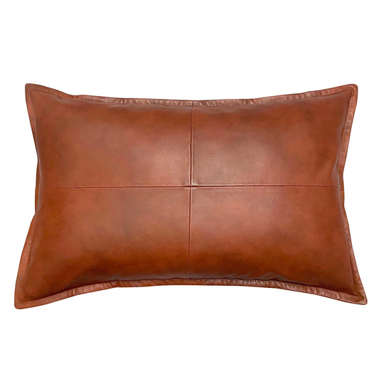 Genuine Leather Rectangle Pillow Cover 31 SkinOutfit