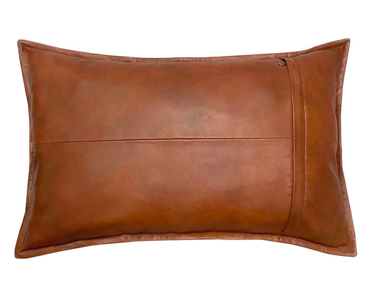 Genuine Leather Rectangle Pillow Cover 31 SkinOutfit