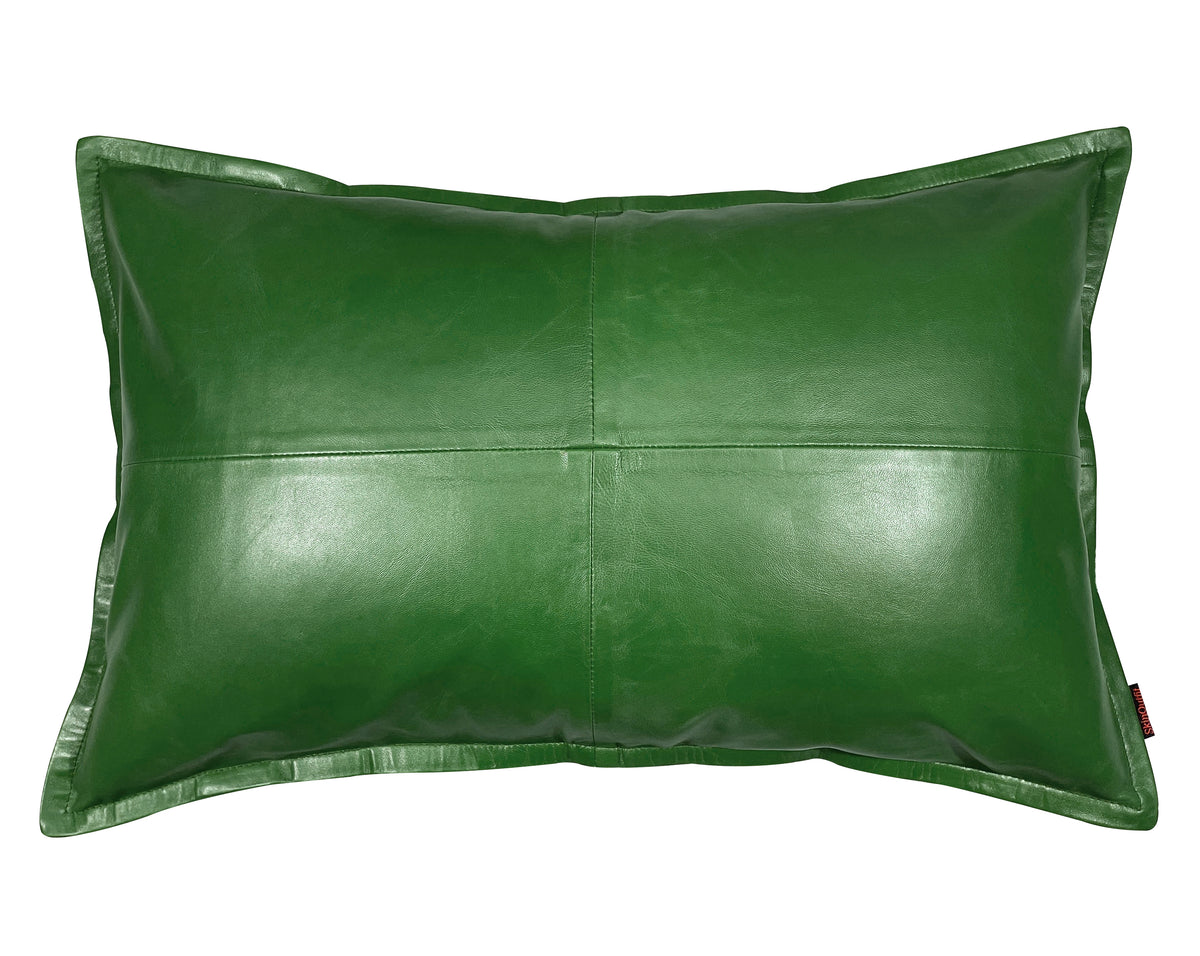 Genuine Leather Rectangle Pillow Cover 35 SkinOutfit