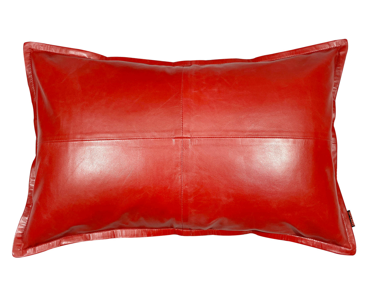 Genuine Leather Rectangle Pillow Cover 36 SkinOutfit