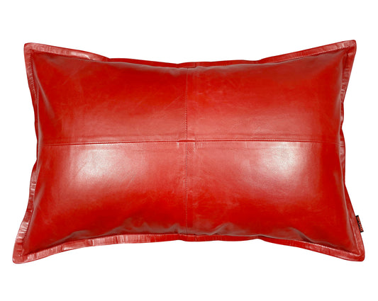 Genuine Leather Rectangle Pillow Cover 36 SkinOutfit