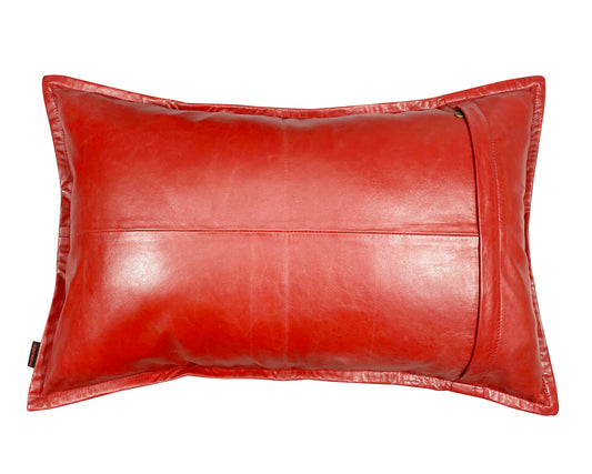 Genuine Leather Rectangle Pillow Cover 36 SkinOutfit