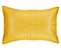 Genuine Leather Rectangle Pillow Cover 39 SkinOutfit