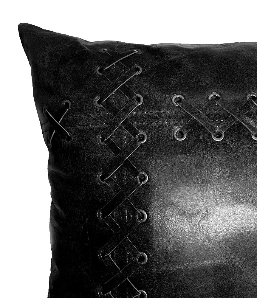 Genuine Leather Rectangle Pillow Cover 19 SkinOutfit