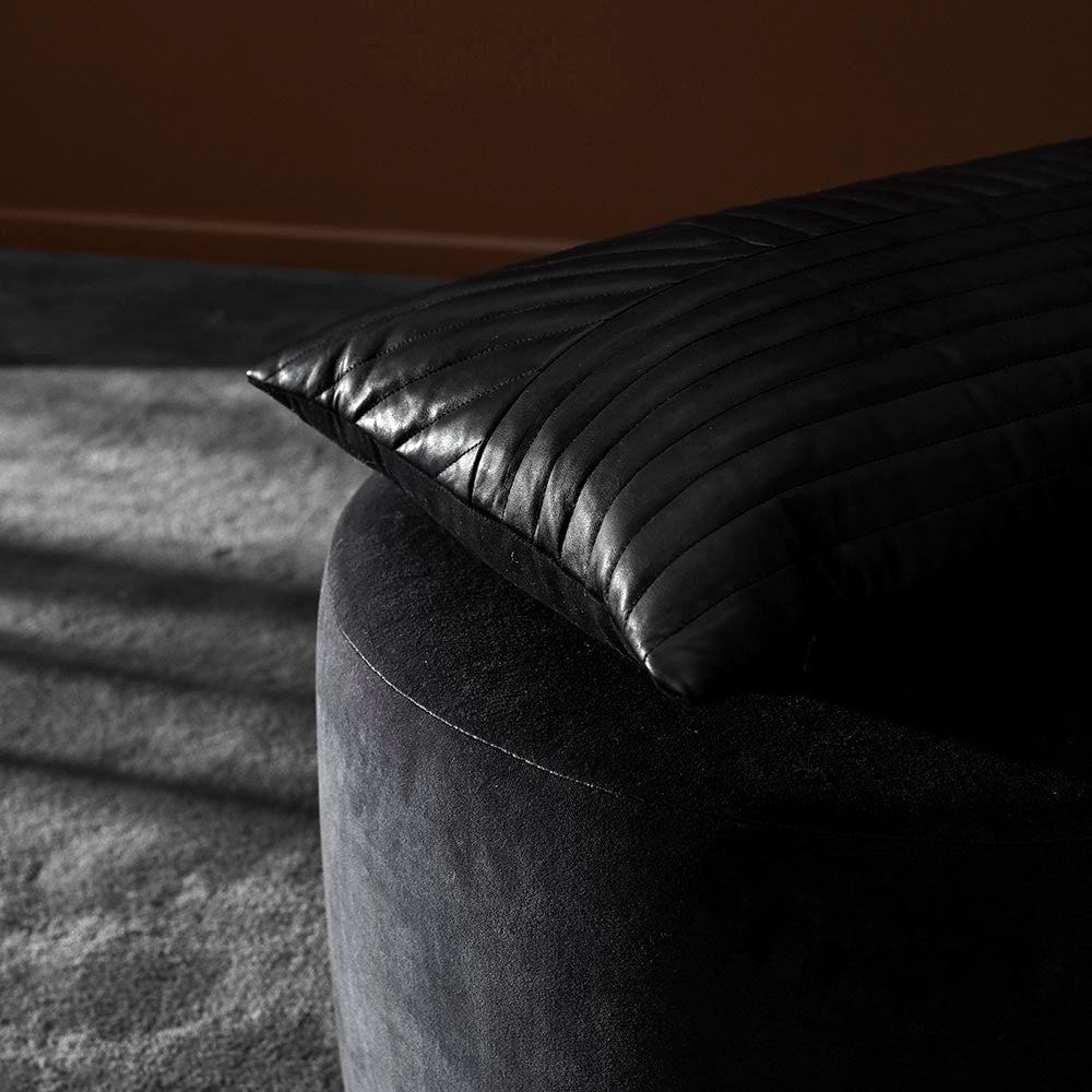 Genuine Leather Rectangle Pillow Cover 41 SkinOutfit