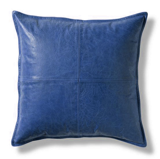 Genuine Leather Square Pillow Cover 05 SkinOutfit