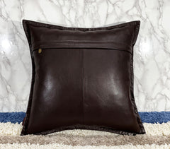 Genuine Leather Square Pillow Cover 18 SkinOutfit