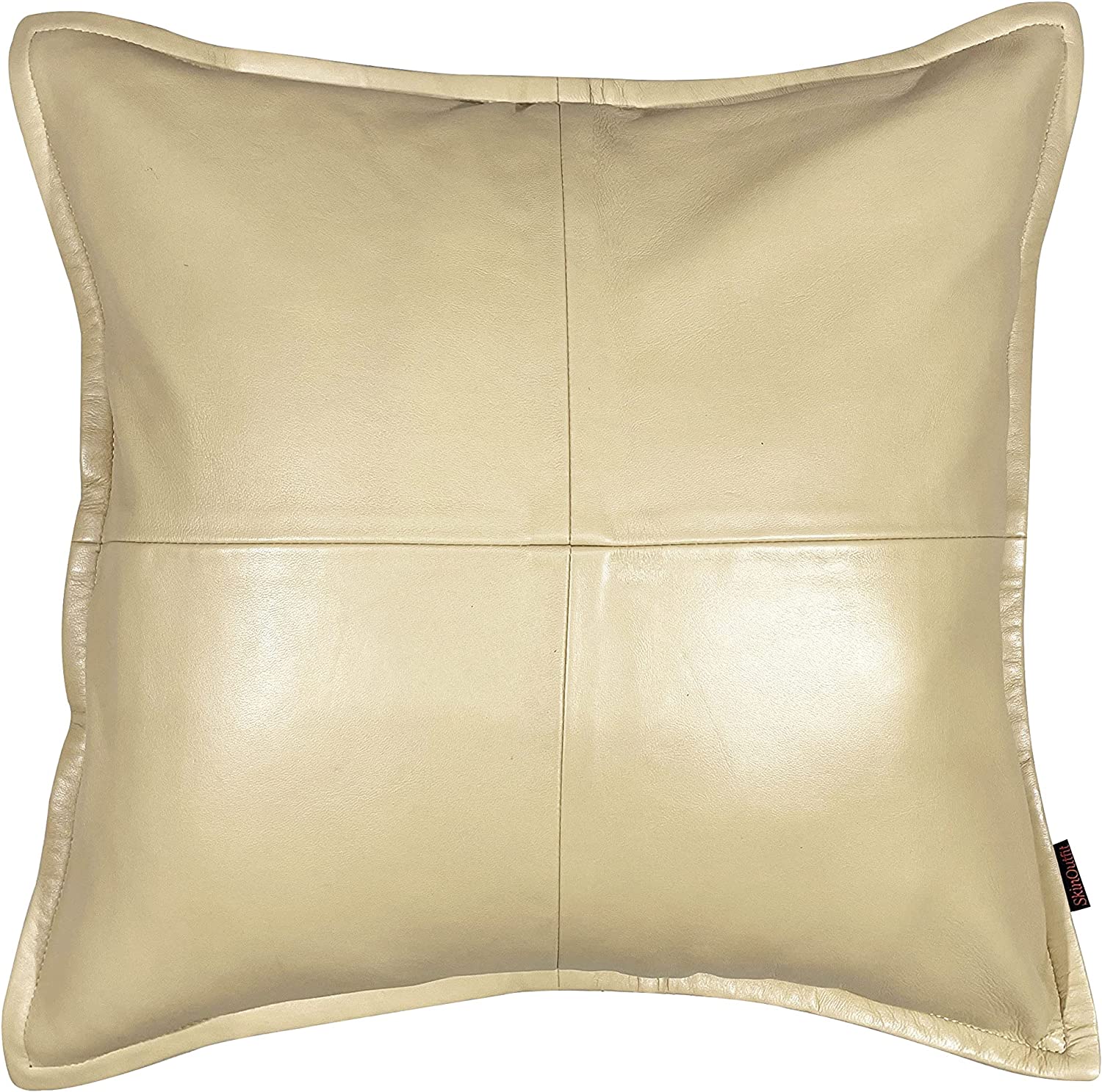 Genuine Leather Square Pillow Cover 21 SkinOutfit
