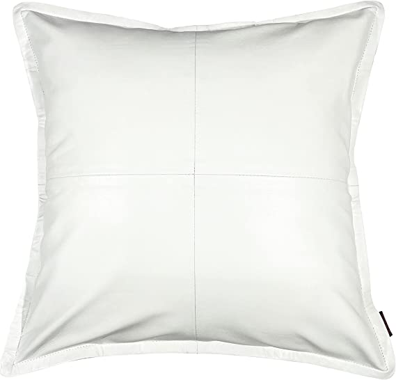 Genuine Leather Square Pillow Cover 26 SkinOutfit