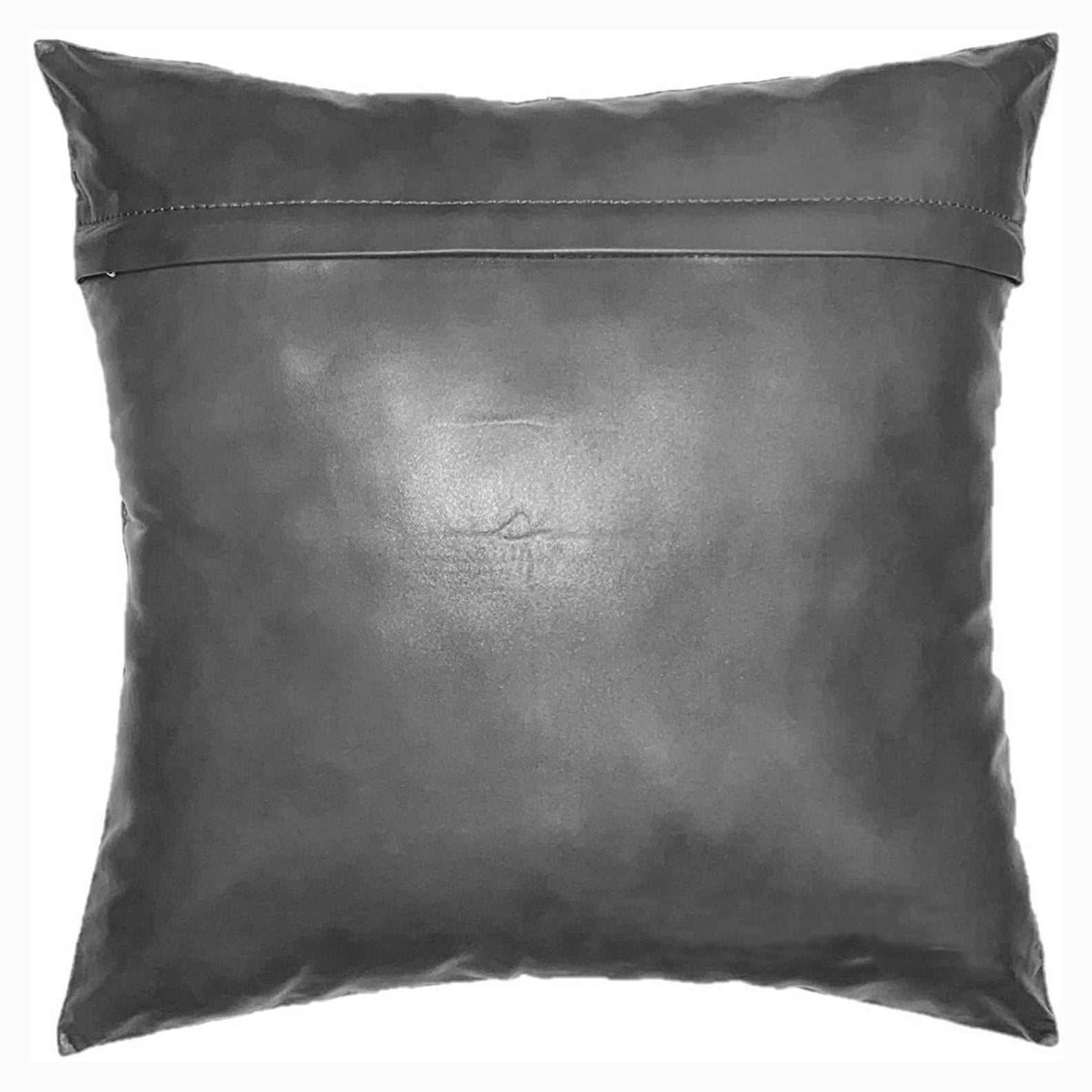Genuine Leather Square Pillow Cover 31 SkinOutfit