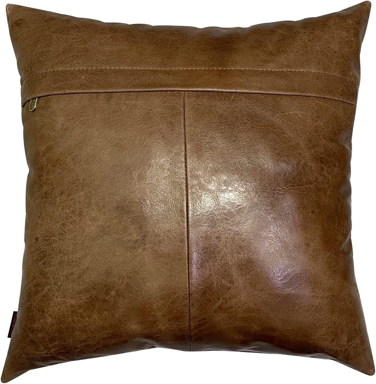 Genuine Leather Square Pillow Cover 33 SkinOutfit