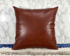 Genuine Leather Square Pillow Cover 39 SkinOutfit