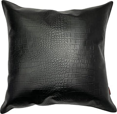 Genuine Leather Square Pillow Cover 40 SkinOutfit