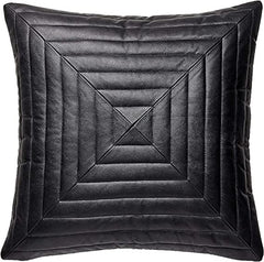 Genuine Leather Square Pillow Cover 41 SkinOutfit