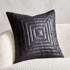 Genuine Leather Square Pillow Cover 41 SkinOutfit