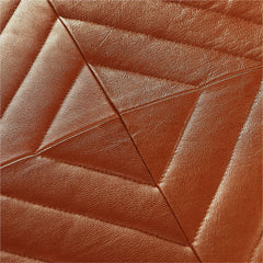 Genuine Leather Square Pillow Cover 43 SkinOutfit