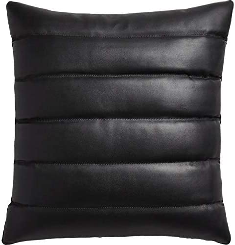Genuine Leather Square Pillow Cover 46 SkinOutfit