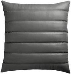 Genuine Leather Square Pillow Cover 48 SkinOutfit