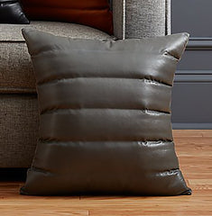 Genuine Leather Square Pillow Cover 48 SkinOutfit