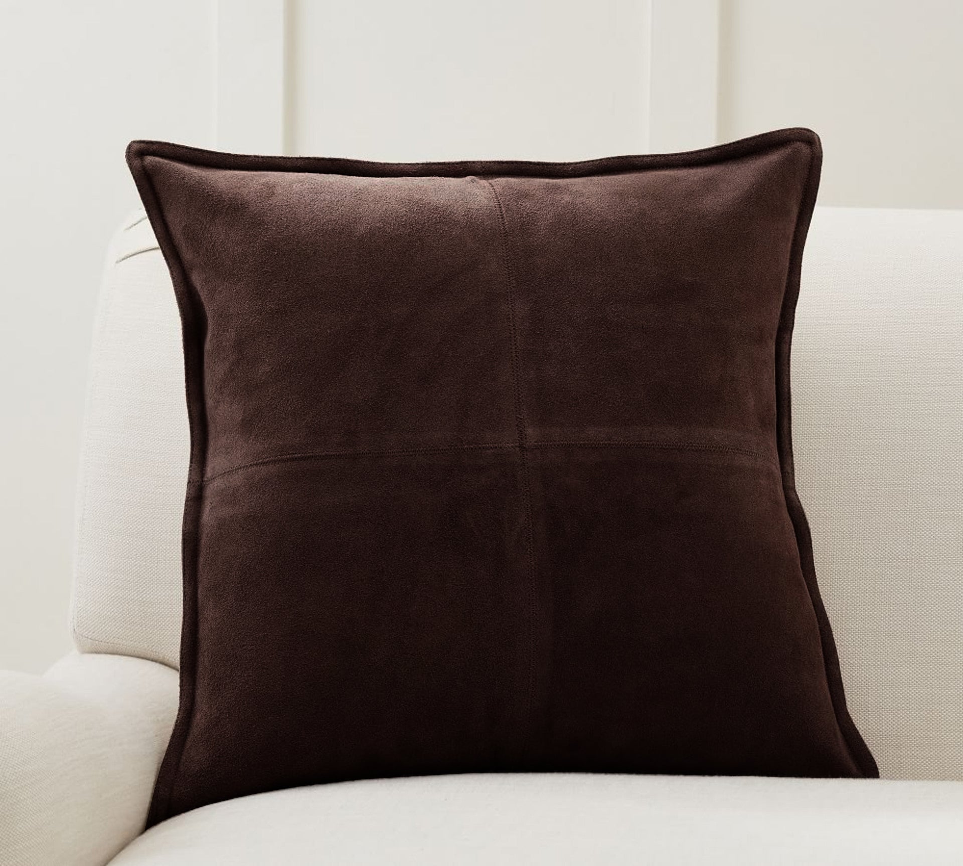 Genuine Leather Square Pillow Cover 59 SkinOutfit