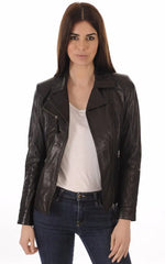 Women Genuine Leather Jacket WJ 18 freeshipping - SkinOutfit