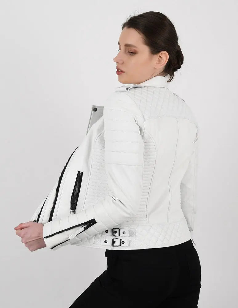 Women Genuine Leather Jacket WJ 67 SkinOutfit