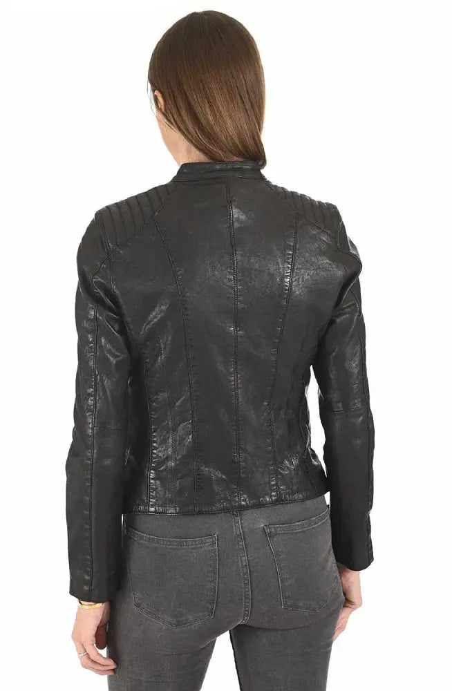 Women Genuine Leather Jacket WJ 73 freeshipping - SkinOutfit