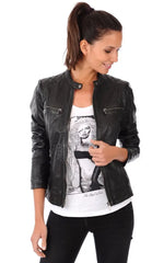 Women Genuine Leather Jacket WJ 98 freeshipping - SkinOutfit