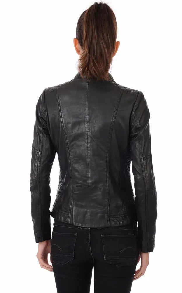 Women Genuine Leather Jacket WJ 98 freeshipping - SkinOutfit